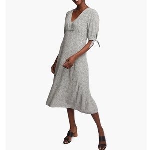 ABLE Simone Tie-Sleeve Midi Dress XL